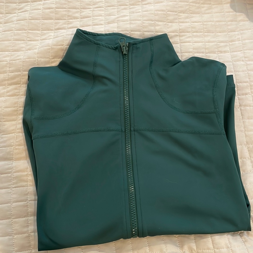 Zyia green quarter zip